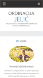 Mobile Screenshot of ordinacija-jelic.hr
